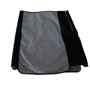 Laundry by Shelli Segal Blue and Black‎ Color-Block Pencil Career Skirt S…